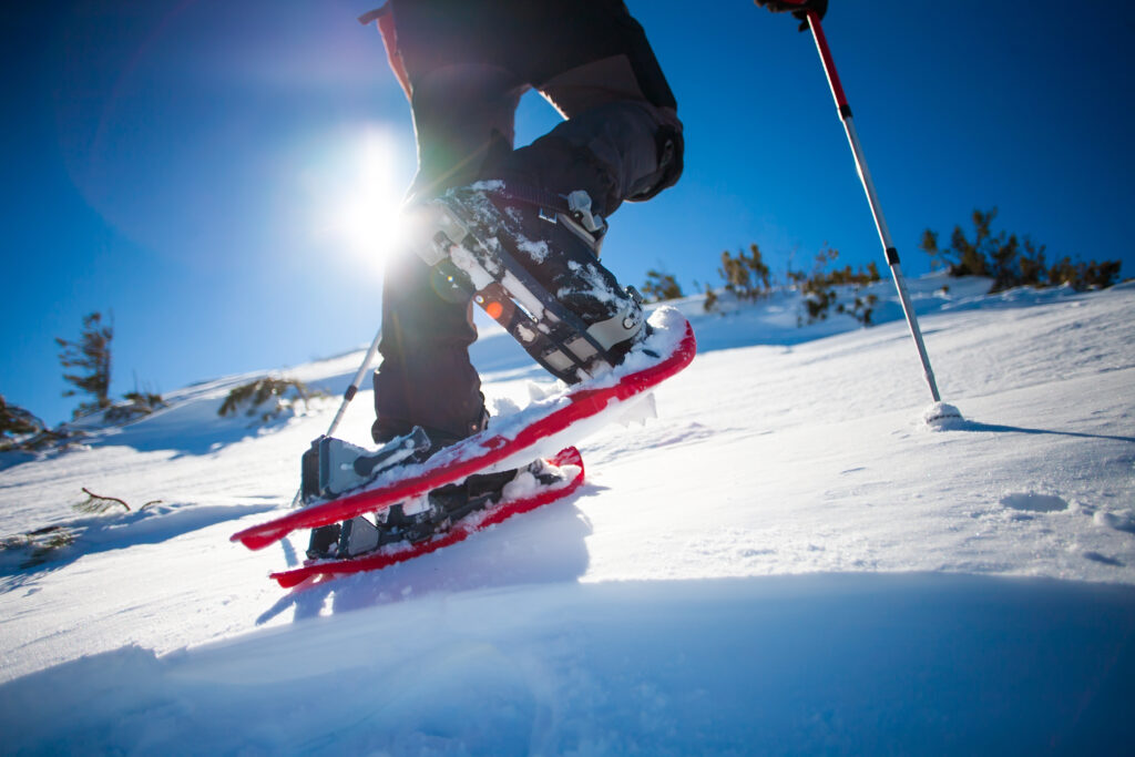 Schneeschuhwandern als Einstieg in den Wintersport bei ihrem Urlaub in Mallnitz