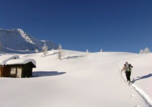 Skitour im Lonzagebiet Höhe Häusleralm - © Peter Angermann